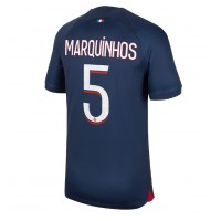 Paris Saint-Germain Marquinhos #5 Domáci futbalový dres 2023-24 Krátky Rukáv